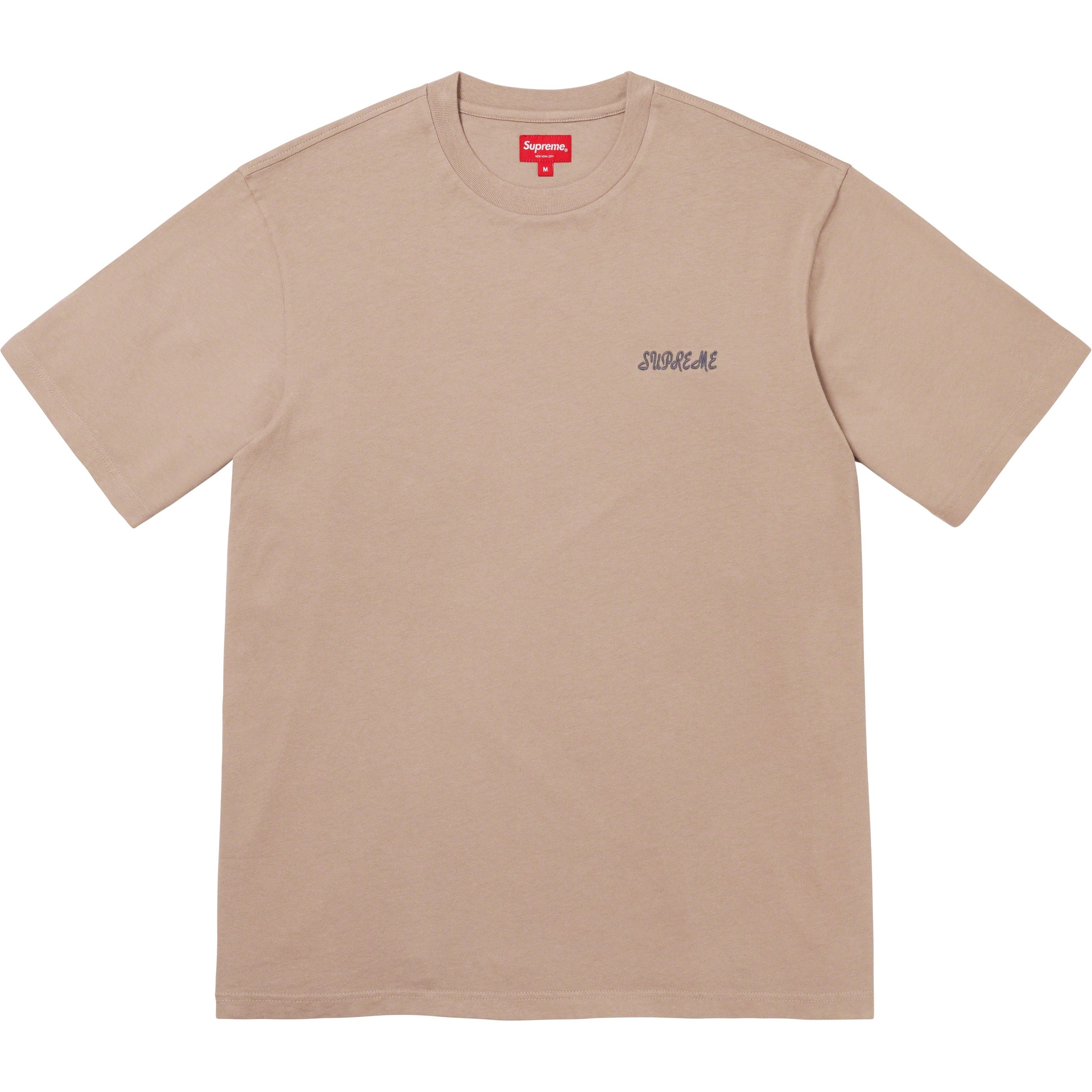 Washed Script S/S Top view 14